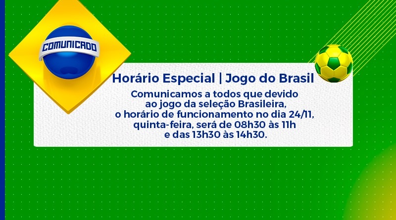 Prefeitura estabelece horário de expediente nos dias de jogos do Brasil na  Copa do Mundo da Fifa 2022 - PREFEITURA MUNICIPAL DE VILA PAVÃO - ES