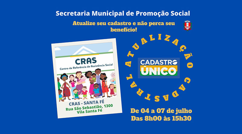 Atualização Cadastral do CadÚnico