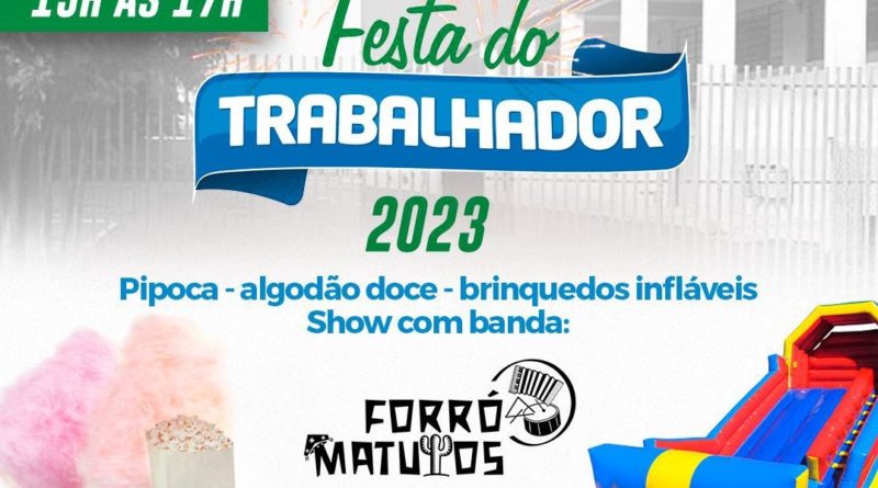 1 de Maio tem festa do Dia do Trabalhador no CEFE Médici